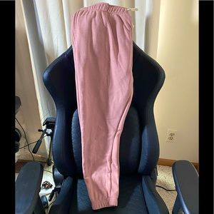 pink sweatpants